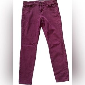 Gap Jean Leggings - Maroon - Womens Size 10